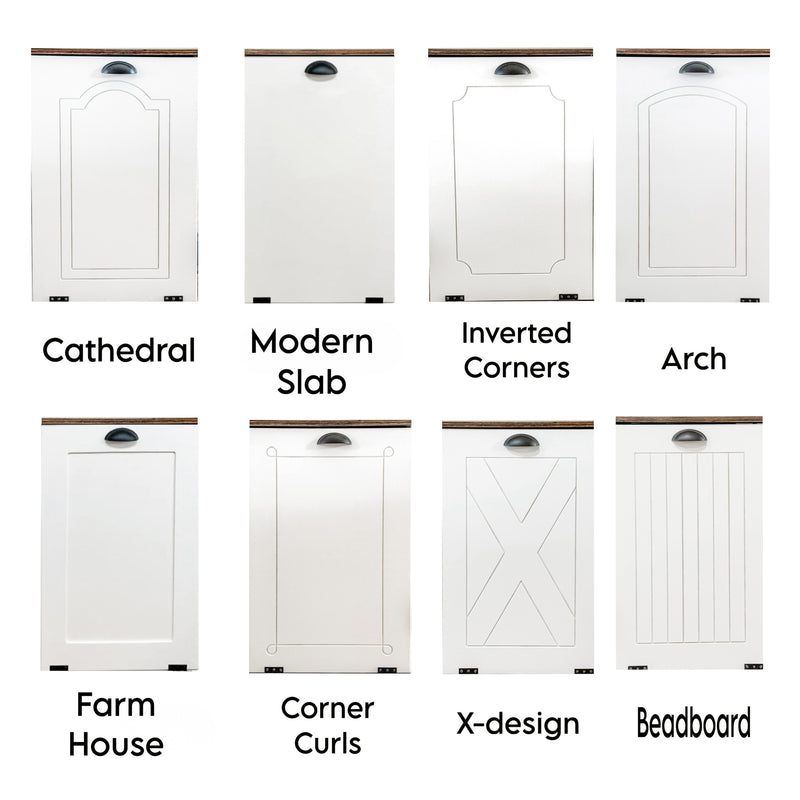 Templeton with a storage drawer in white