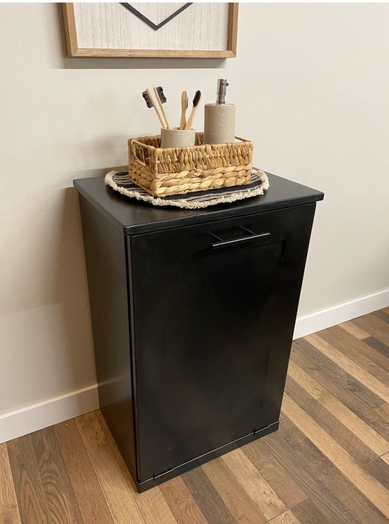 Sinclair laundry in wood - black stained