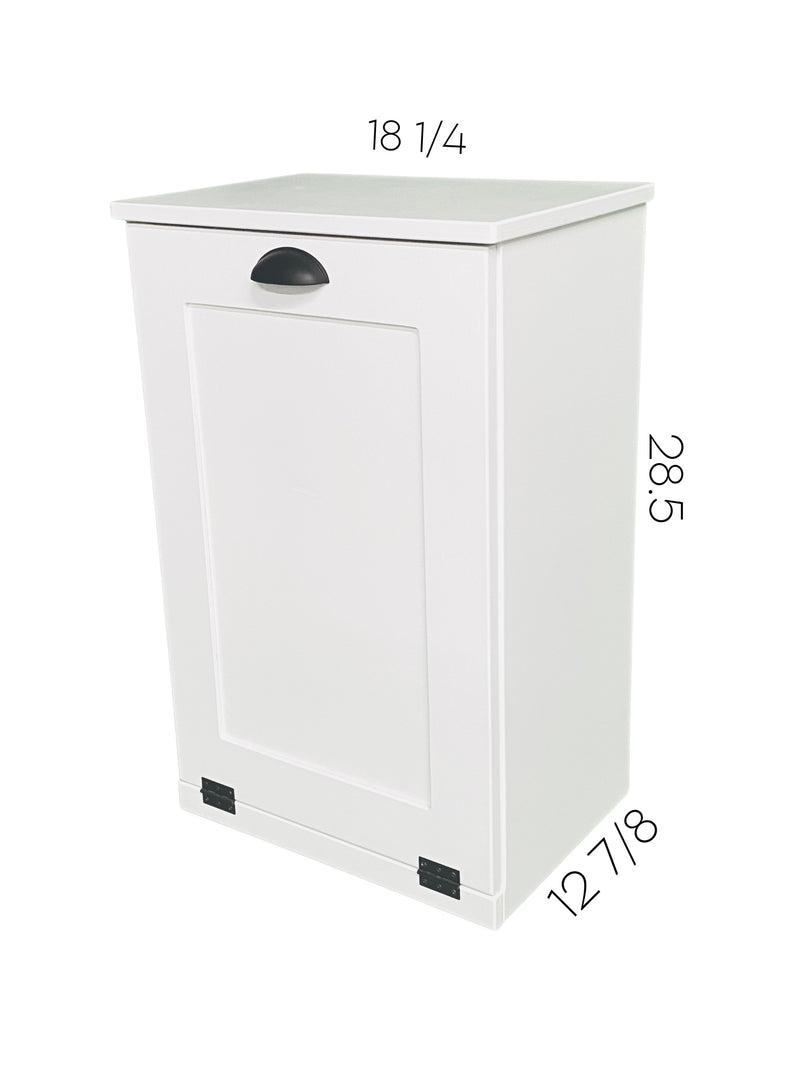 Sinclair laundry in white with a stained top farmhouse style