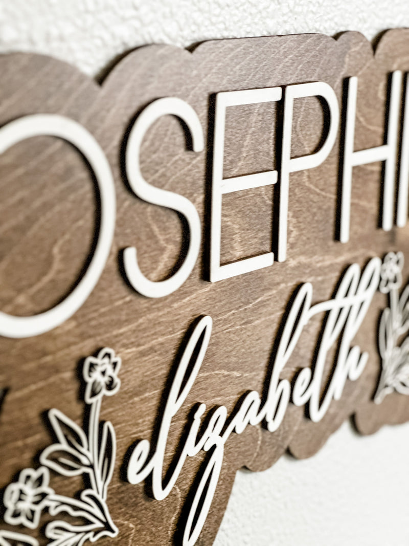 Custom Name sign