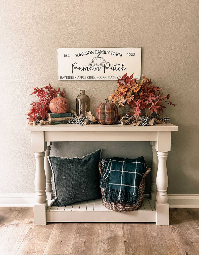 Pumpkin patch - personalized with family name