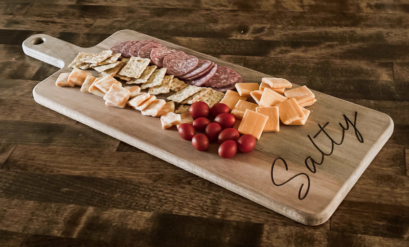 Sweet and salty cutting board