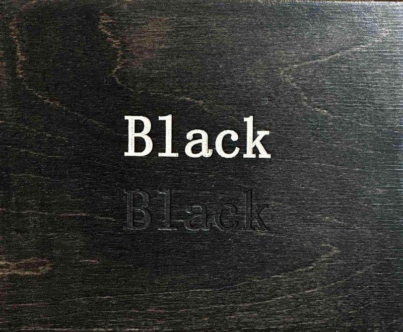 Dashwood with a storage drawer in black stained farmhouse door