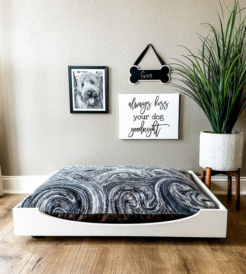 elevated dog bed