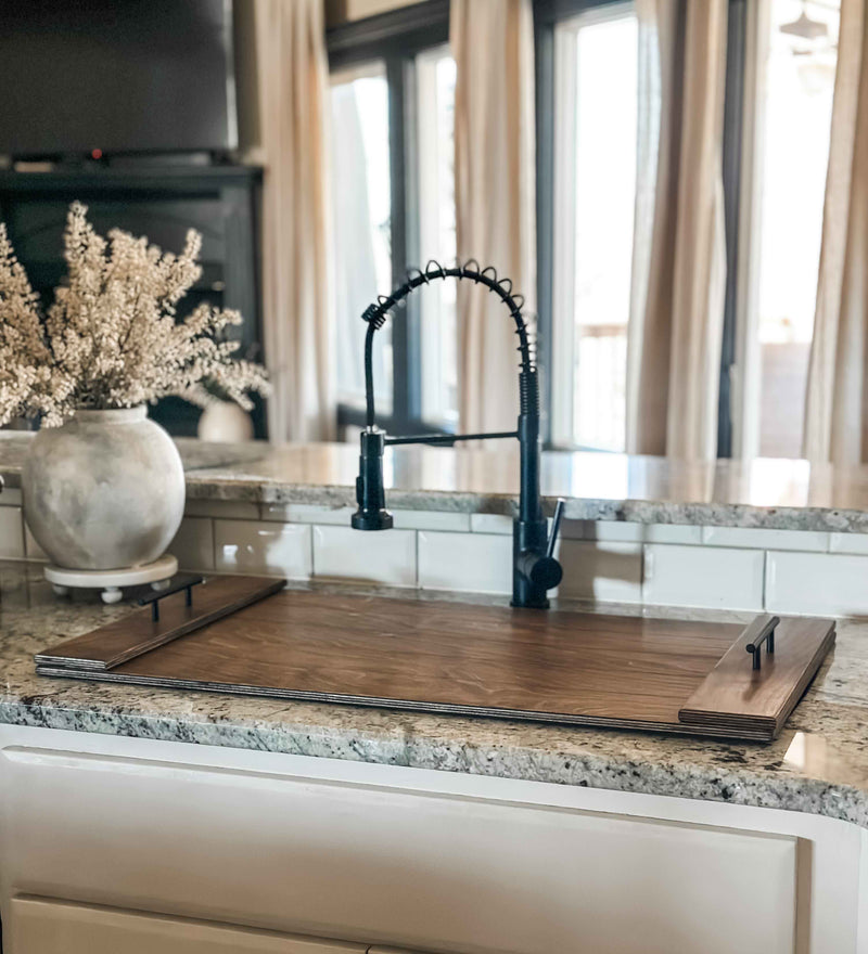 Sink cover slatted design