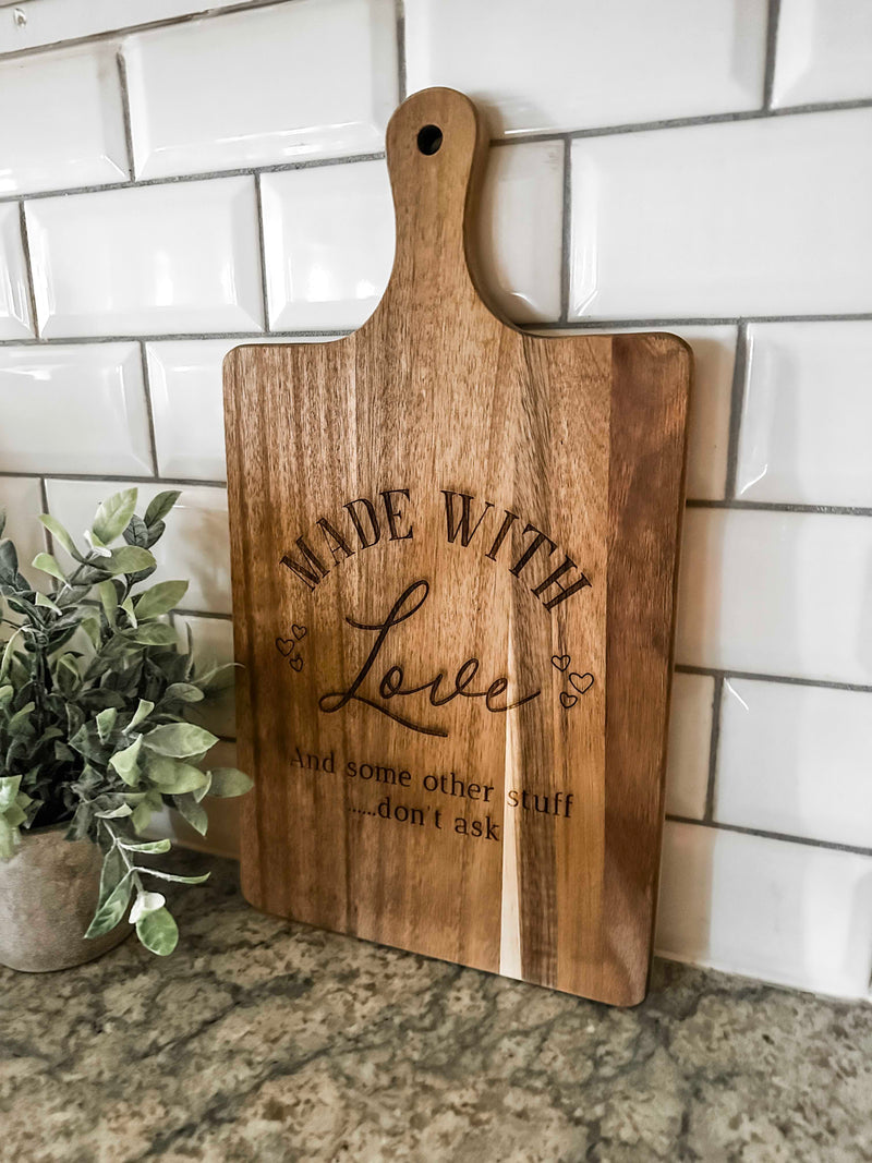 Personalized cutting board - multiple designs