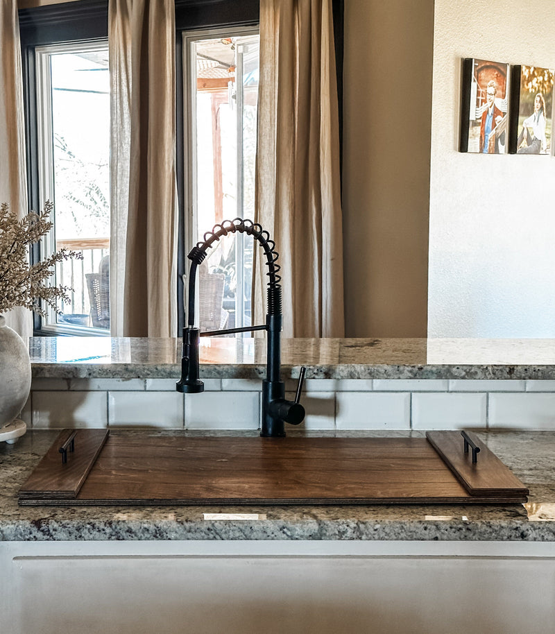 Sink cover slatted design