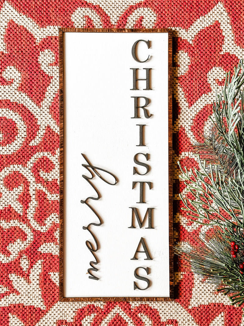Merry Christmas wall sign