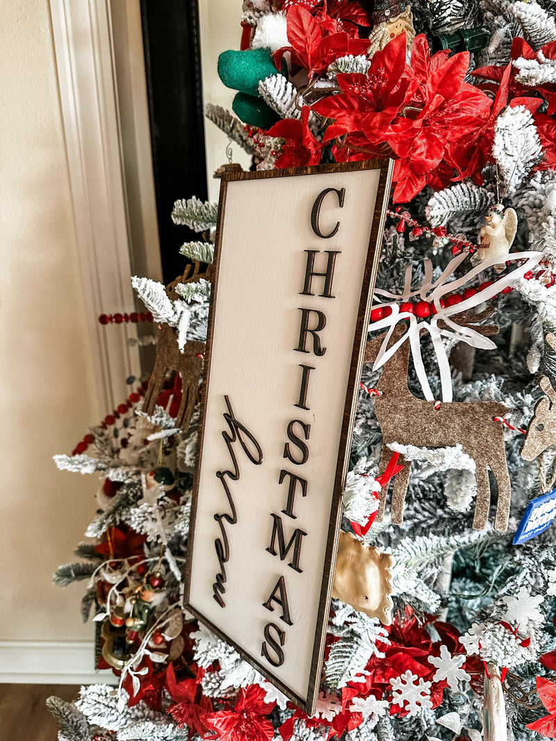 Merry Christmas wall sign