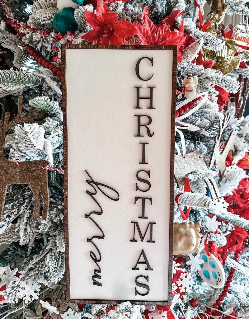 Merry Christmas wall sign