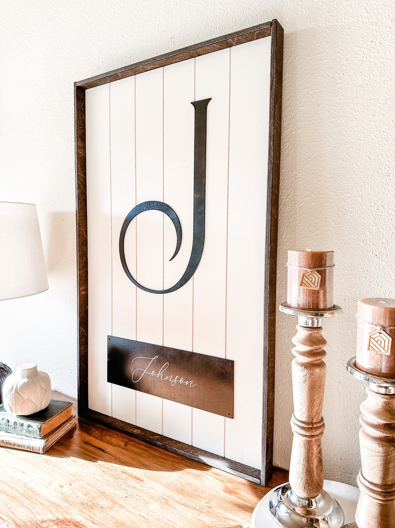 Personalized name sign, wedding gift, new home gift, custom gift