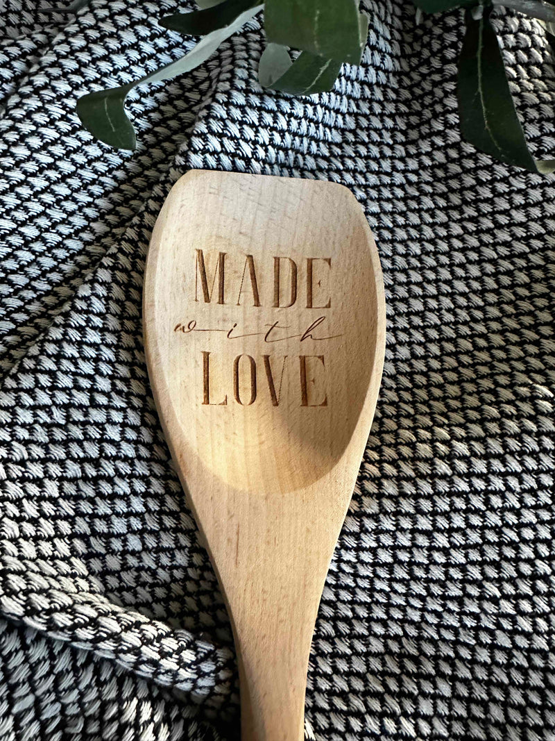 Personalized wooden spoons