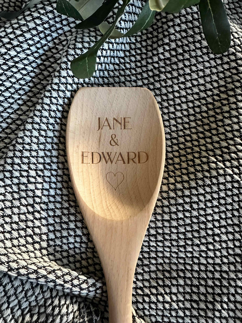 Personalized wooden spoons