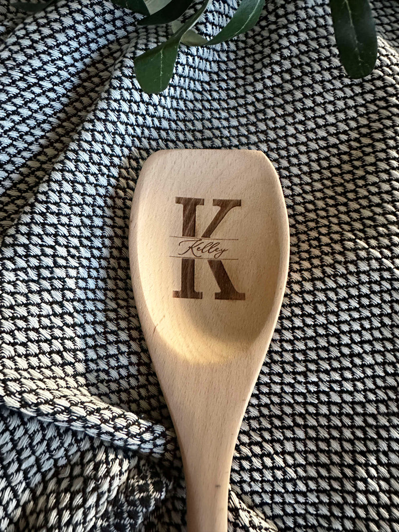 Personalized wooden spoons