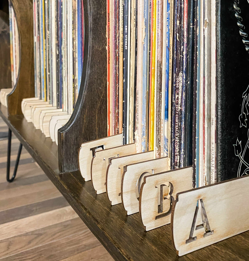 Vinyl album organizer divider set of 26 A-Z