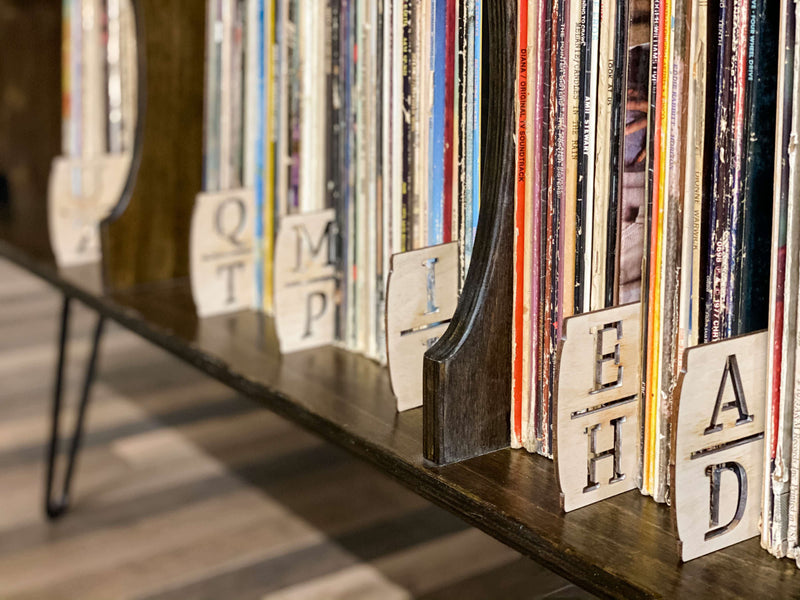 Vinyl album organizer divider set of 6 A-Z