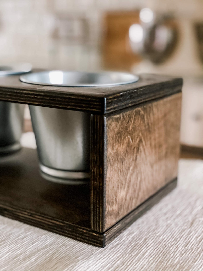 Farmhouse real wood untensil holder