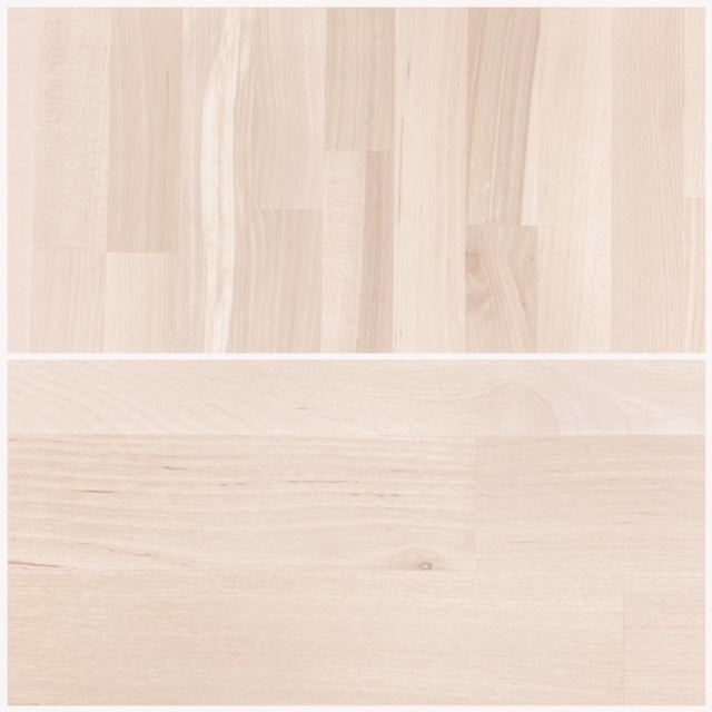 Butcher block top for tilt out trash or laundry hamper cabinets -add to your order