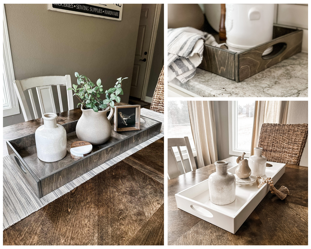 3 Ways to Style Decorative Trays