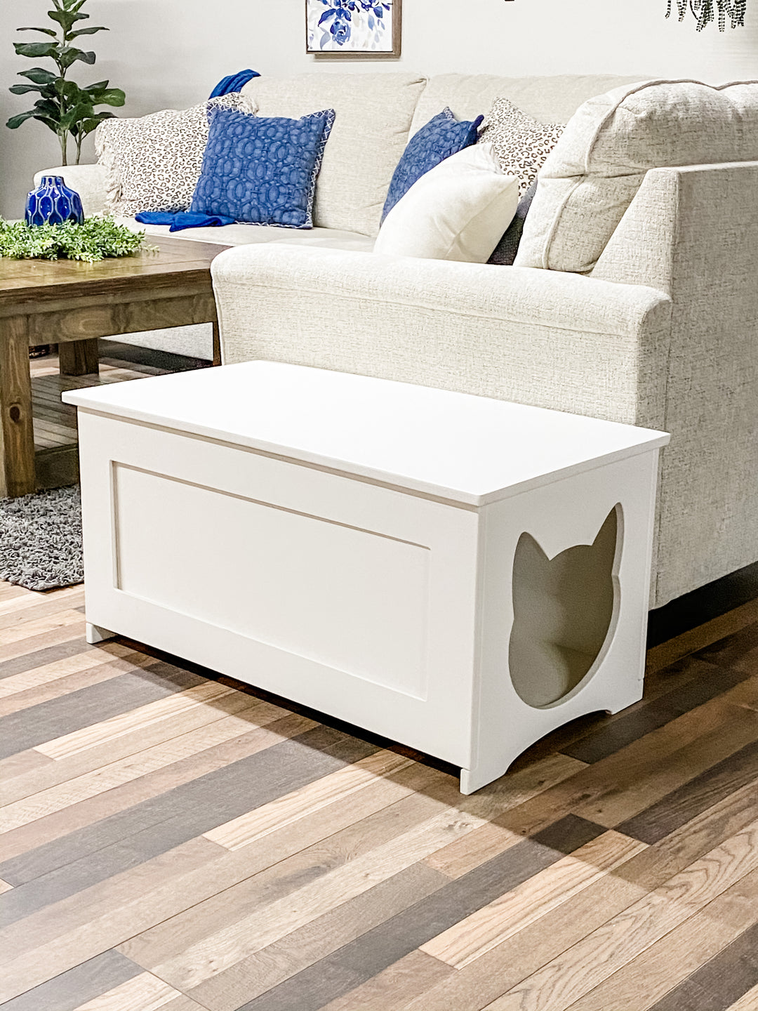 standard size hidden litter box