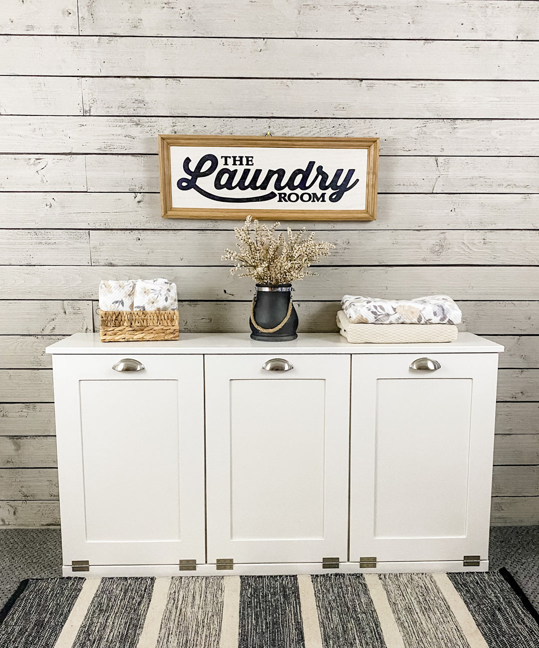 premier series triple laundry hamper