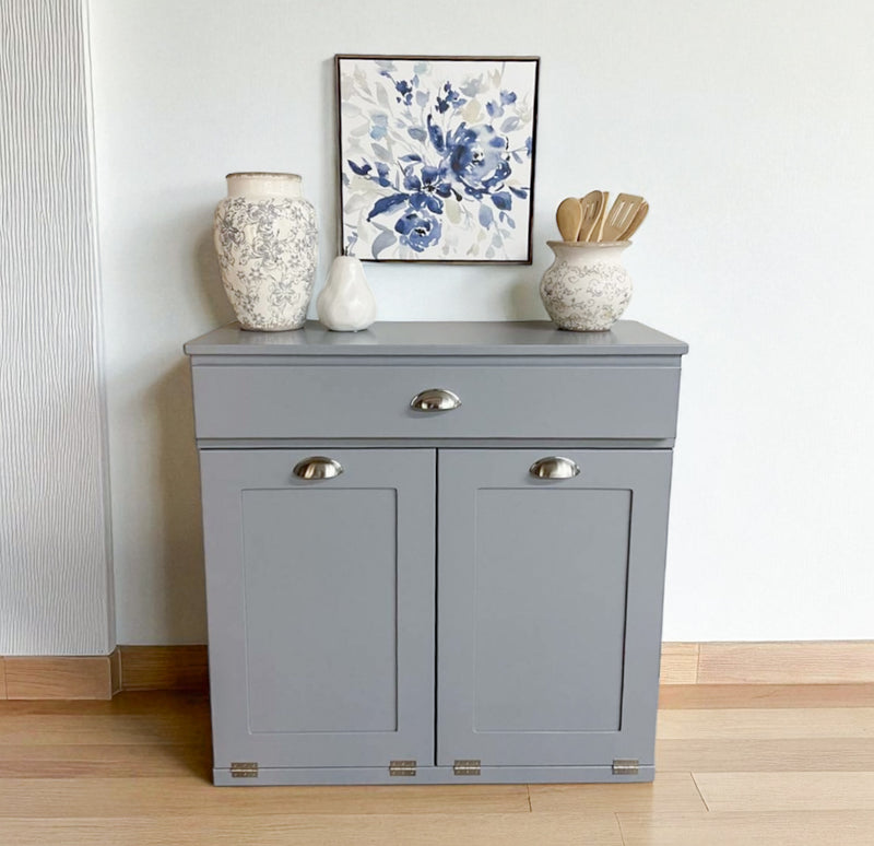 Dashwood with a storage drawer in dark gray