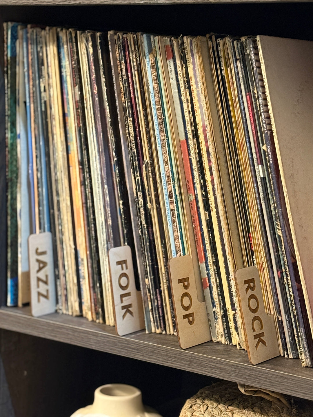 Custom Engraved Vinyl Record Dividers