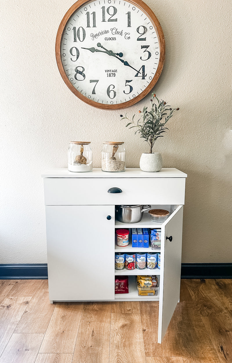 Dashwood small pantry with a storage drawer