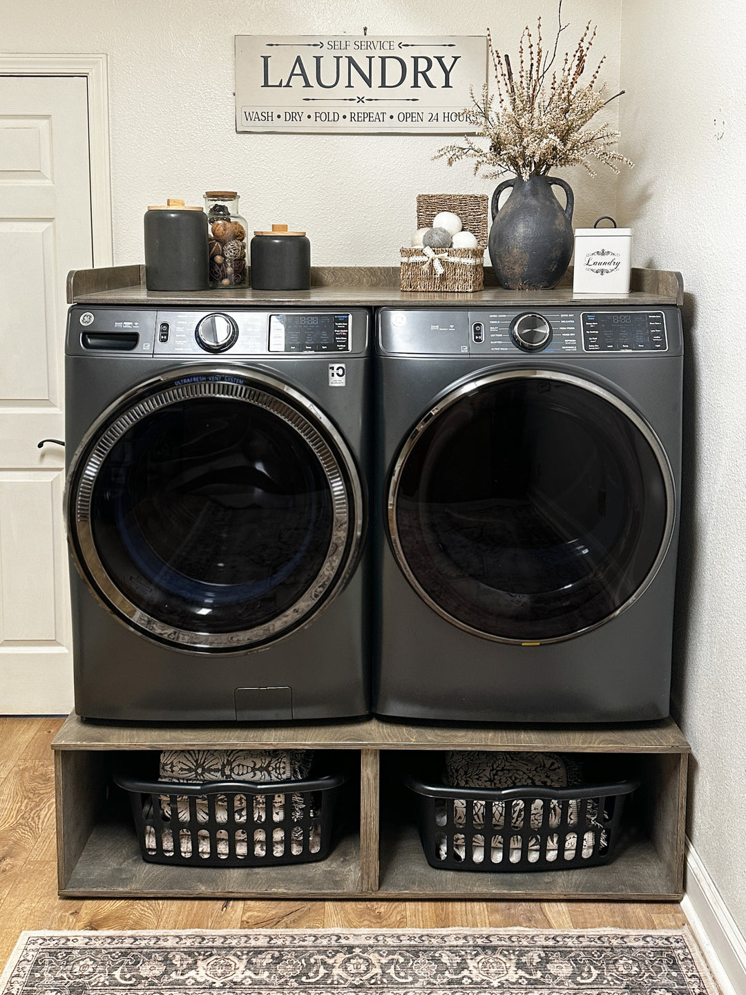 washer and dryer stand
