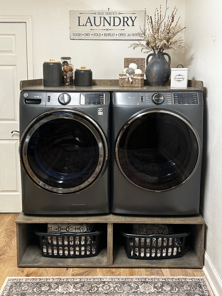 washer and dryer stand