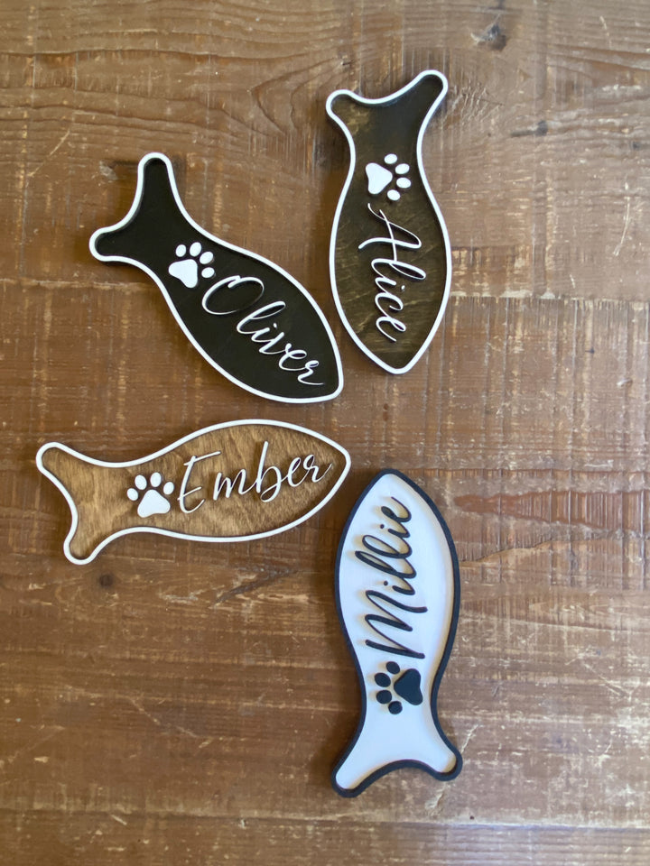 Cat name sign 3-d letters