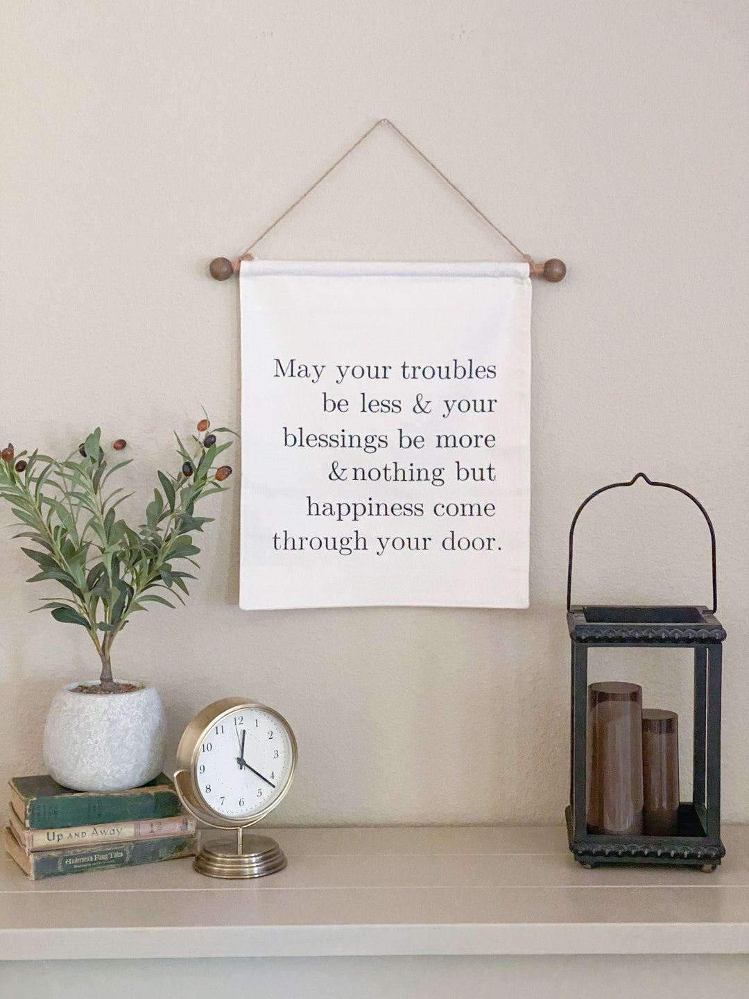 May your troubles less and your blessing be more