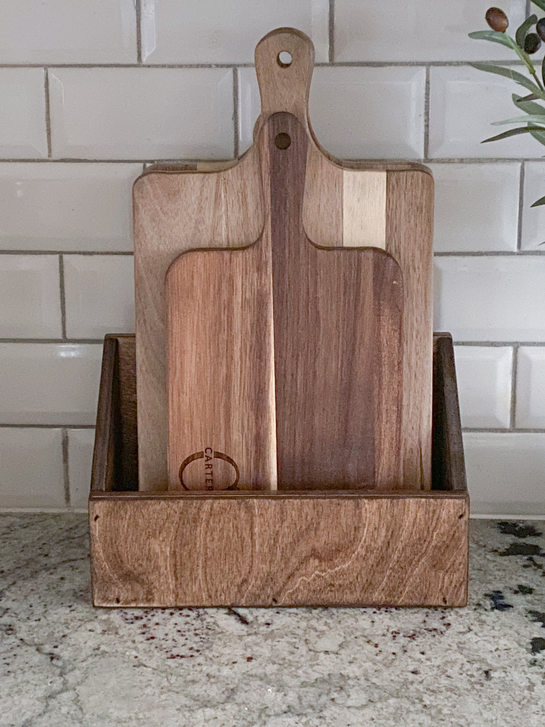 Cutting board caddy