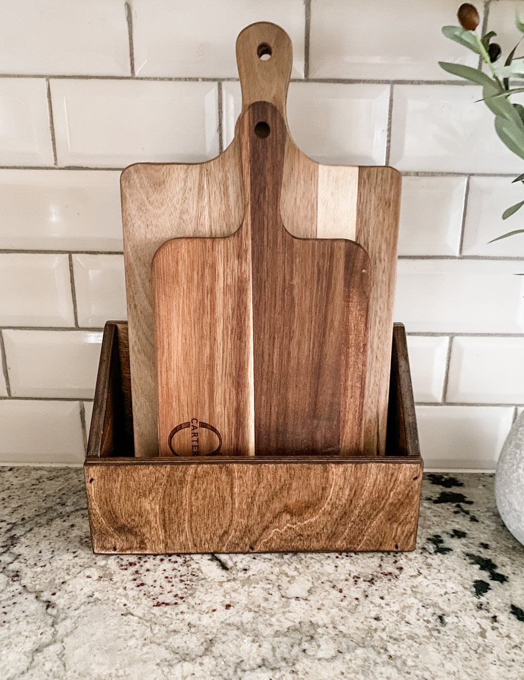 Cutting board caddy