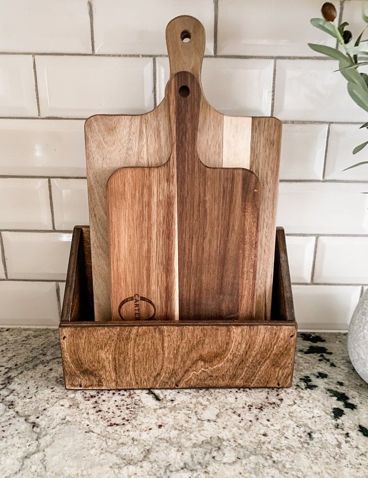 Cutting board caddy