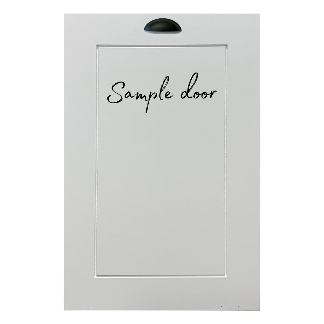 Double trash cabinet in white - Best Seller