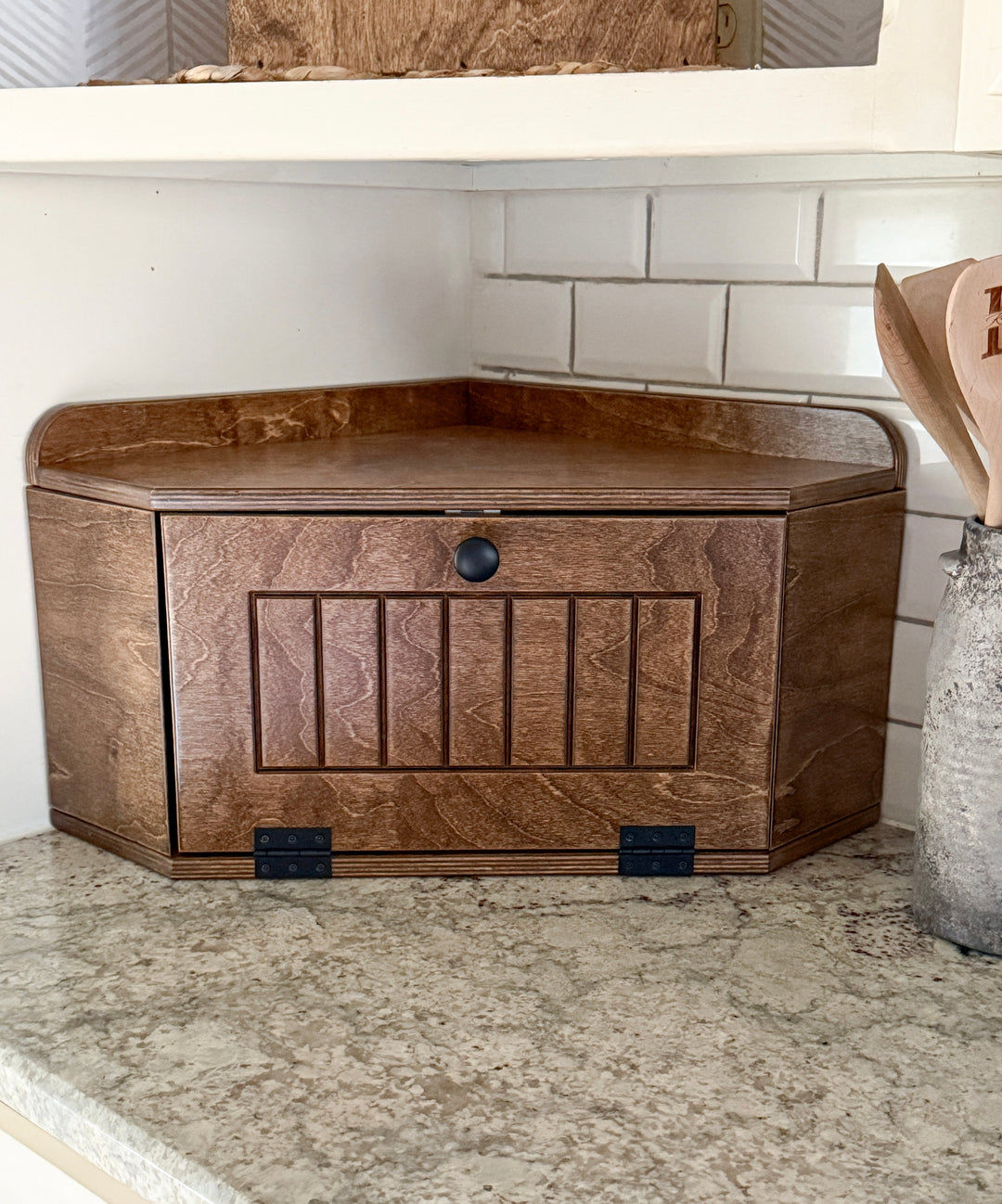 Stained bread box - more colors available