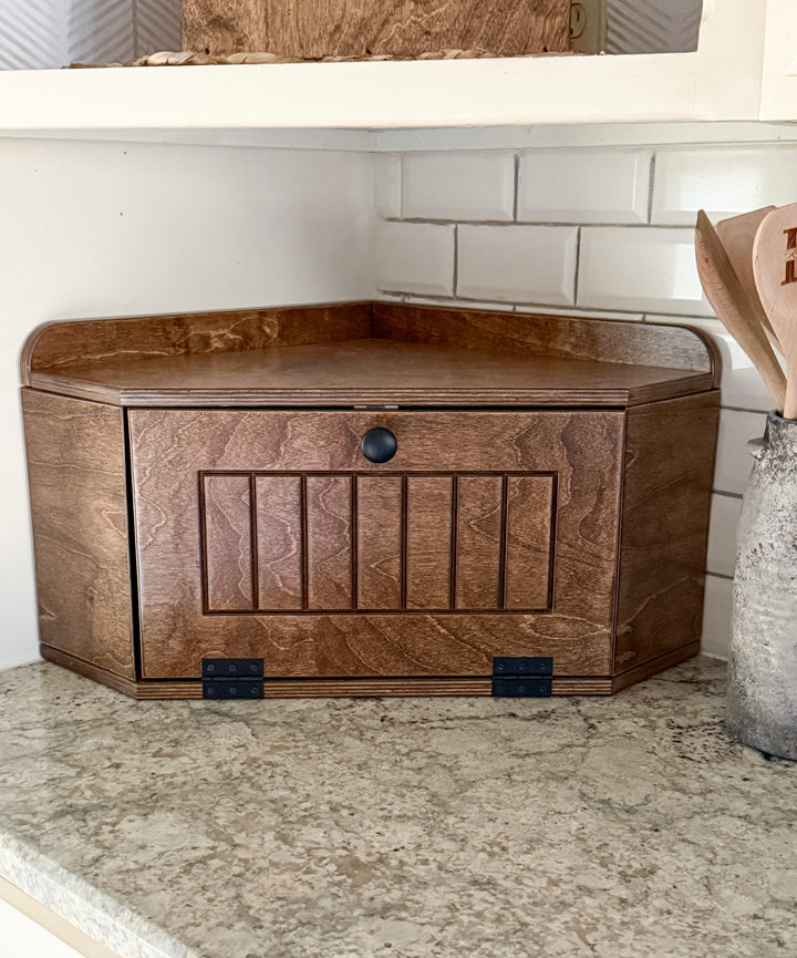 Stained bread box - more colors available