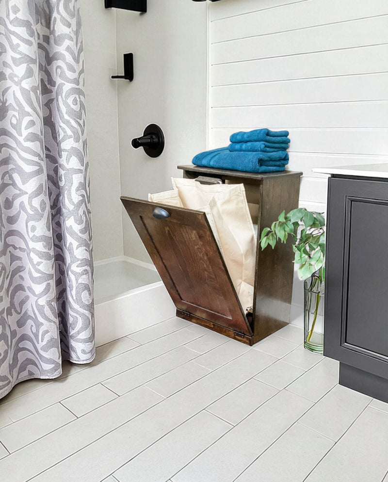 Sinclair Laundry in Dark Brown - Wood