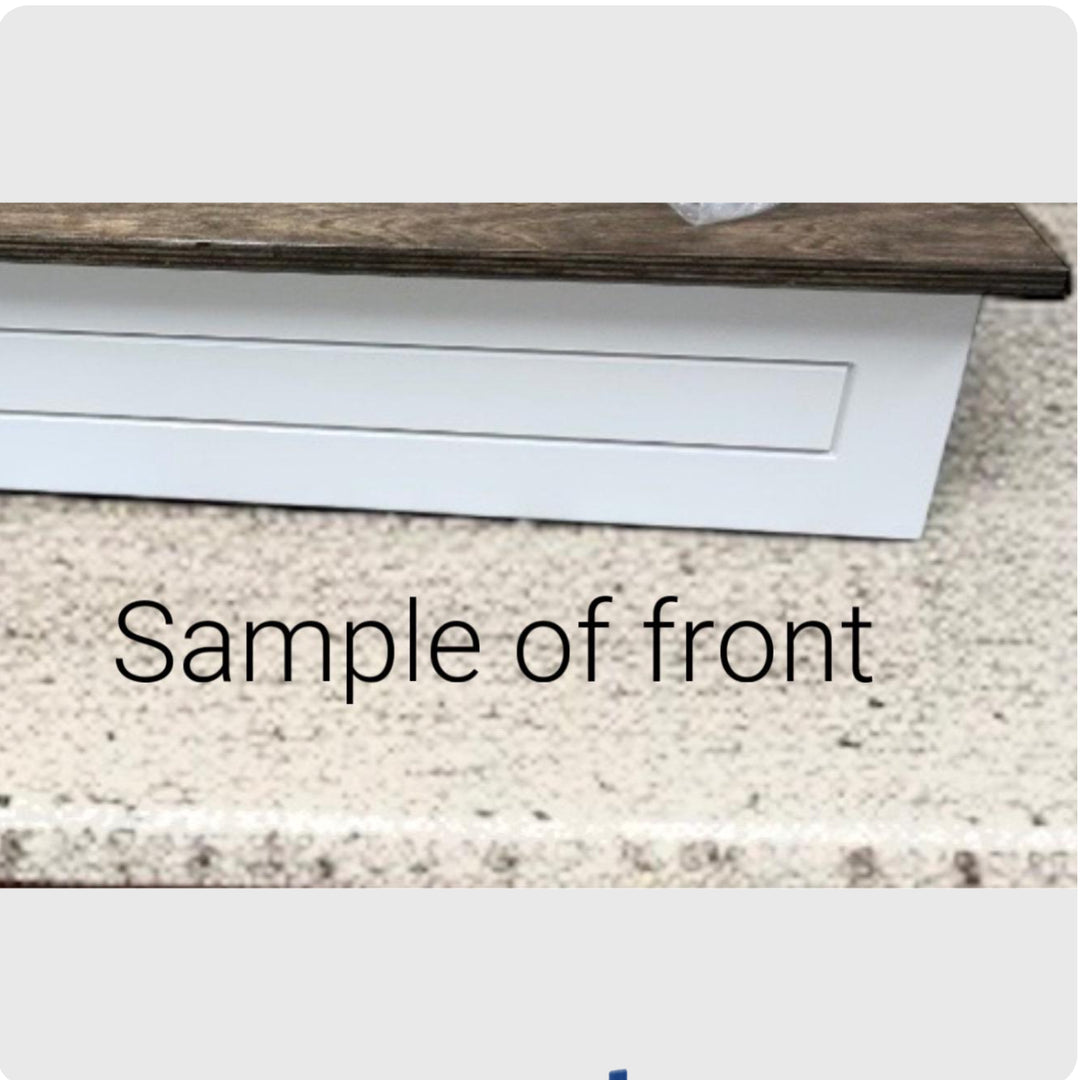3 bowl small size elevated pet feeder in white