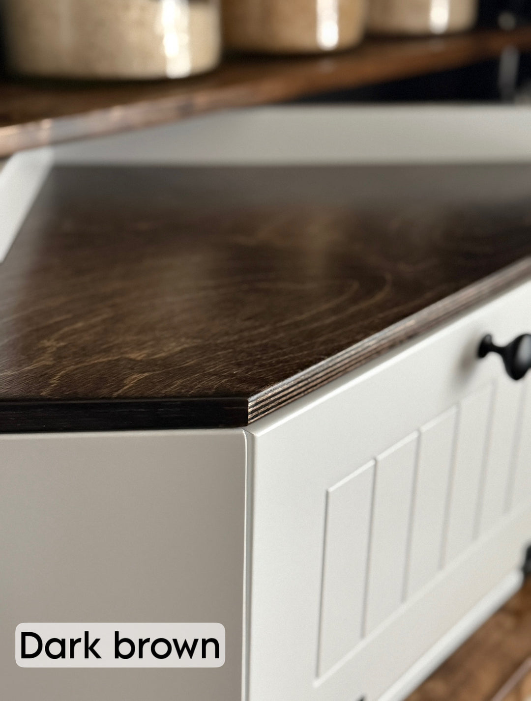 Bread box in white