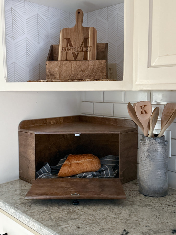 Stained bread box - more colors available