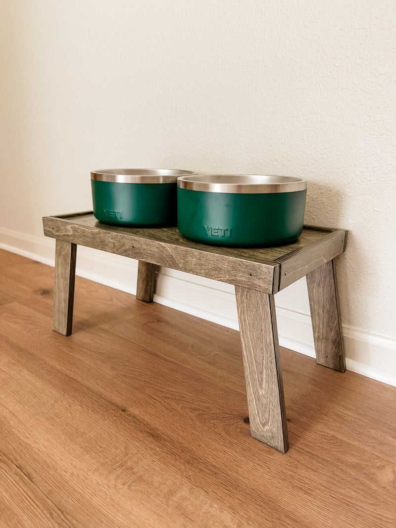 Elevated feeder stand for dogs or cats- perfect for your Yeti