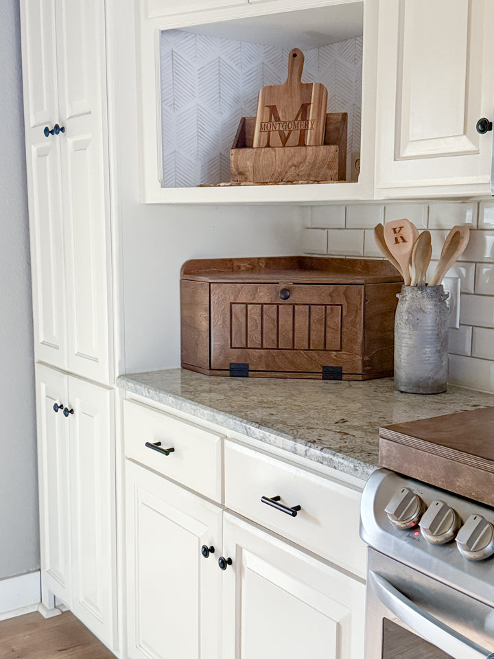 Stained bread box - more colors available