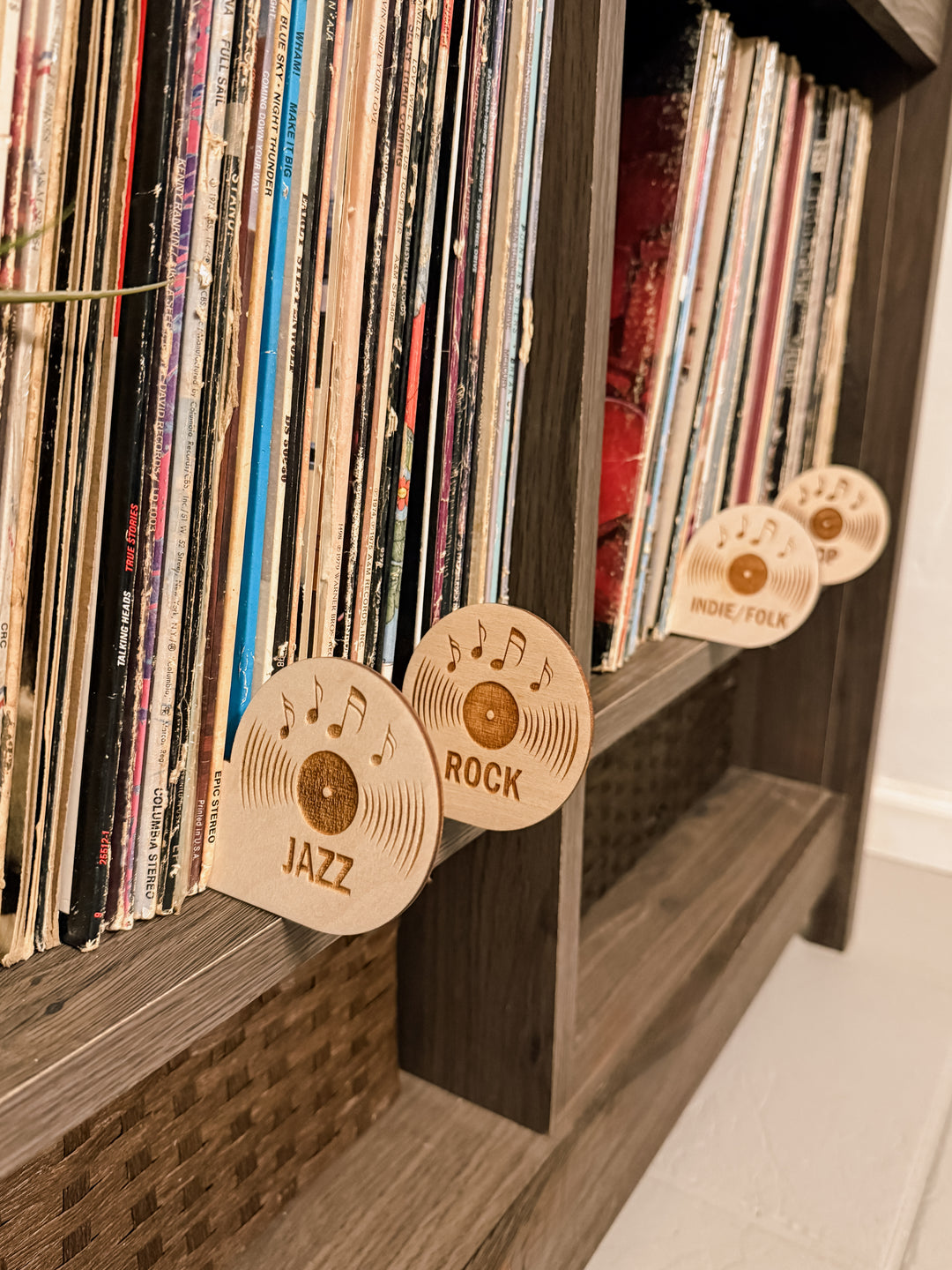 Custom Engraved Vinyl Record Dividers