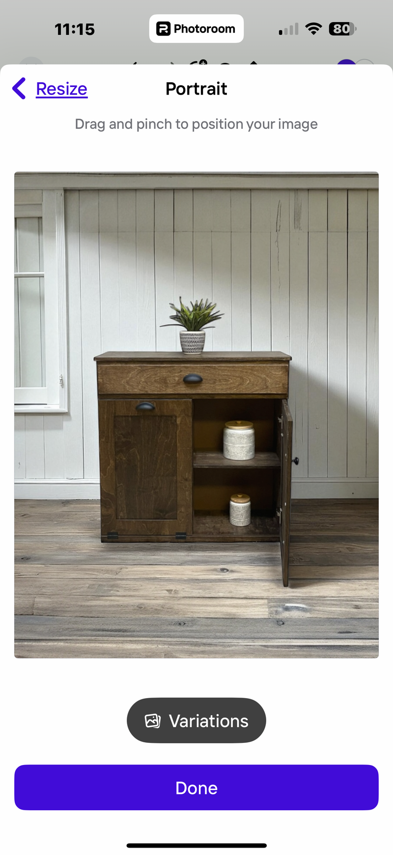 Dashwood with a Storage Drawer and Cabinet Shelving in Dark Brown