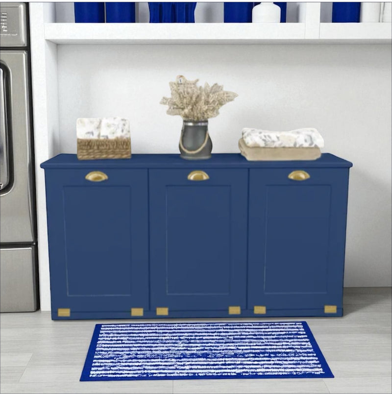 Templeton laundry in blue farmhouse
