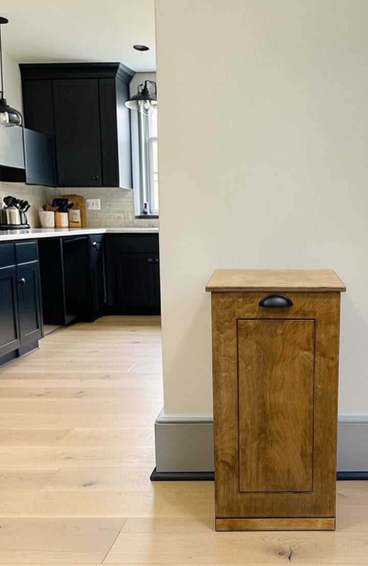 Single style pet food storage stained farmhouse - more colors
