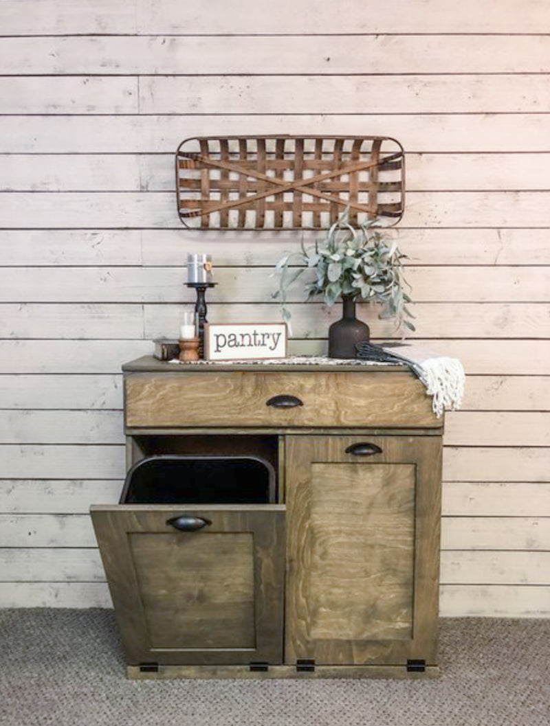 Dashwood with a Storage Drawer in Aged Barrel