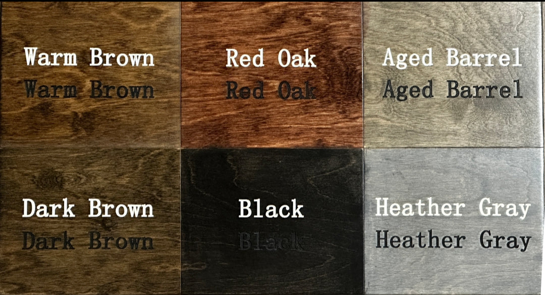 Personalized wedding stove cover, warm brown + soft white "Sophia"